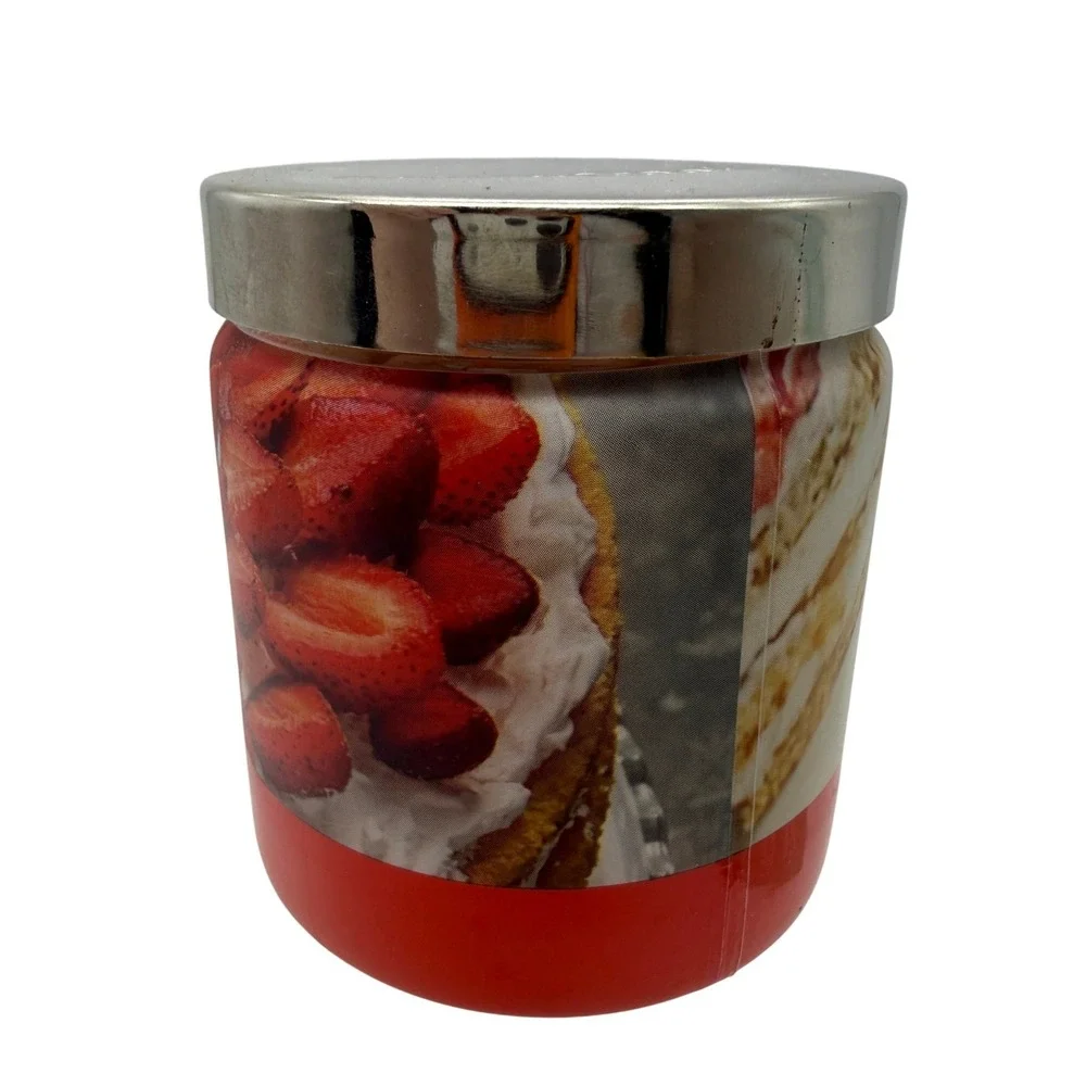 Goose Creek Strawberry Sponge Cake Candle 7oz Soy Wax Blend Essential Oils